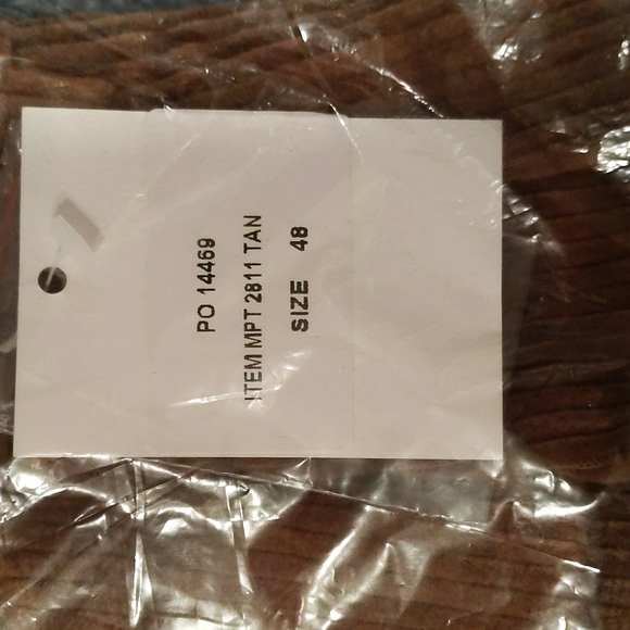 J Peterman Company size 48 Corduroy pants in tan. - Picture 3 of 4